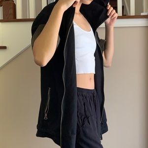 Oversized Zara Man Zip-Up Hoodie
